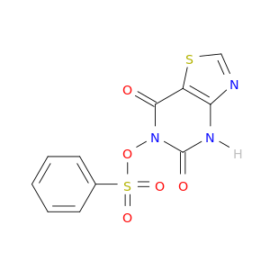6-[(phenylsulfonyl)oxy][1,3]thiazolo[4,5-d]pyrimidine-5,7(4h,6h)-dione