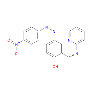 Phenol, 4-[(4-nitrophenyl)azo]-2-[(2-pyridinylimino)methyl]-