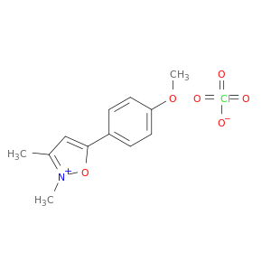 Isoxazolium, 5-(4-methoxyphenyl)-2,3-dimethyl-, perchlorate