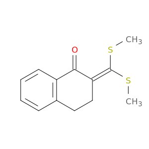 1(2H)-Naphthalenone, 2-[bis(methylthio)methylene]-3,4-dihydro-