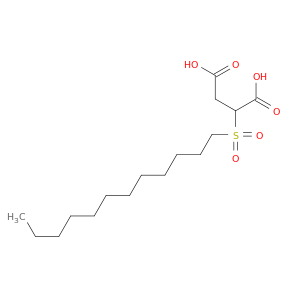 Butanedioic acid, (dodecylsulfonyl)-