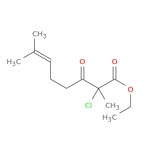 6-Octenoic acid, 2-chloro-2,7-dimethyl-3-oxo-, ethyl ester