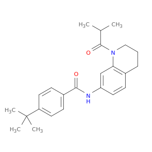 4-(tert-Butyl)-N-(1-isobutyryl-1,2,3,4-tetrahydroquinolin-7-yl)benzamide