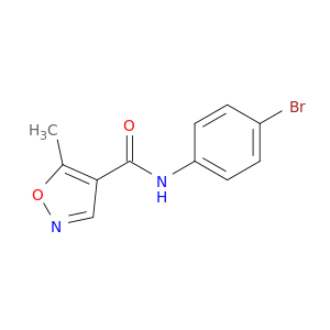 4-Isoxazolecarboxamide, N-(4-bromophenyl)-5-methyl-