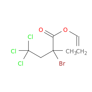 Butanoic acid, 2-bromo-4,4,4-trichloro-2-methyl-, ethenyl ester