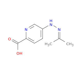 2-Pyridinecarboxylicacid, 5-[2-(1-methylethylidene)hydrazinyl]-