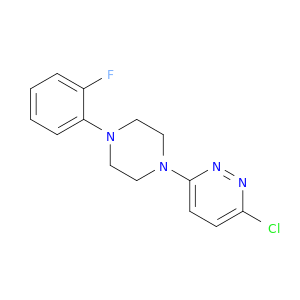 Pyridazine, 3-chloro-6-[4-(2-fluorophenyl)-1-piperazinyl]-