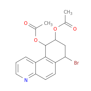 7-bromo-7,8,9,10-tetrahydrobenzo[f]quinoline-9,10-diyl diacetate