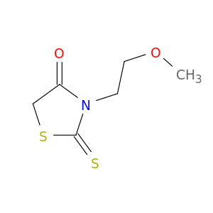 4-Thiazolidinone, 3-(2-methoxyethyl)-2-thioxo-