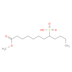 Dodecanoic acid, 8-sulfo-, 1-methyl ester