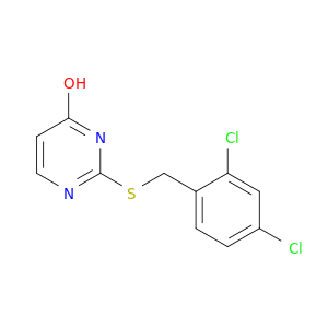 2-[(2,4-dichlorobenzyl)thio]pyrimidin-4-ol