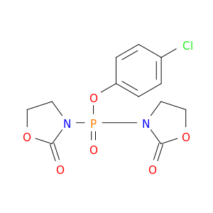 Phosphinic acid, bis(2-oxo-3-oxazolidinyl)-, 4-chlorophenyl ester