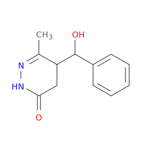 3(2H)-Pyridazinone, 4,5-dihydro-5-(hydroxyphenylmethyl)-6-methyl-
