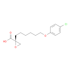 Oxiran羧酸,2-[6-(4-(4-氯苯氧基)己基]-,(S)-