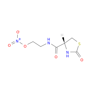 4-Thiazolidinecarboxamide, N-[2-(nitrooxy)ethyl]-2-oxo-, (4R)-
