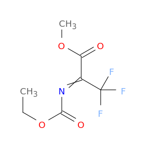 Propanoic acid, 2-[(ethoxycarbonyl)imino]-3,3,3-trifluoro-, methyl ester