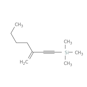 Silane, trimethyl(3-methylene-1-heptynyl)-