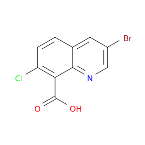 8-Quinolinecarboxylic acid, 3-bromo-7-chloro-