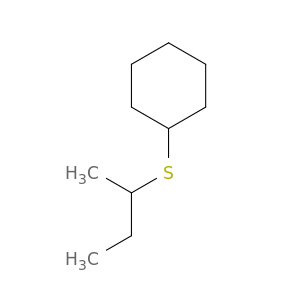 Cyclohexane, [(1-methylpropyl)thio]-