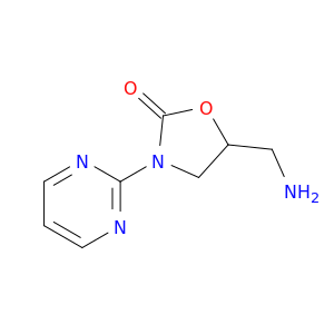 2-Oxazolidinone, 5-(aminomethyl)-3-(2-pyrimidinyl)-