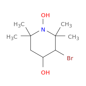 4-Piperidinol, 3-bromo-1-hydroxy-2,2,6,6-tetramethyl-
