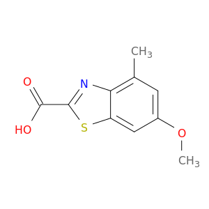 2-Benzothiazolecarboxylicacid, 6-methoxy-4-methyl-