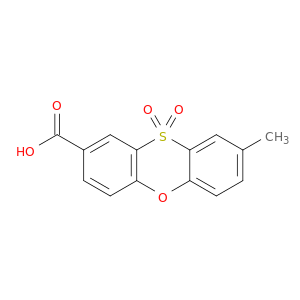 2-Phenoxathiincarboxylic acid, 8-methyl-, 10,10-dioxide