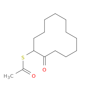 Ethanethioic acid, S-(2-oxocyclododecyl) ester