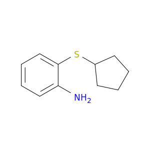 2-(cyclopentylsulfanyl)aniline