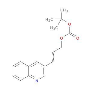 Carbonic acid, 1,1-dimethylethyl 3-(3-quinolinyl)-2-propenyl ester