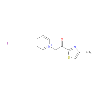 Pyridinium, 1-[2-(4-methyl-2-thiazolyl)-2-oxoethyl]-, iodide