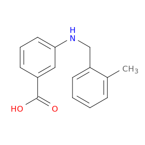 3-((2-Methylbenzyl)amino)benzoic acid