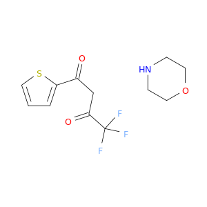 1,3-Butanedione, 4,4,4-trifluoro-1-(2-thienyl)-, compd. with morpholine(1:1)