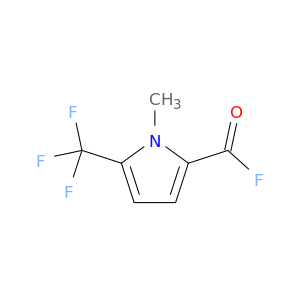 1H-Pyrrole-2-carbonylfluoride, 1-methyl-5-(trifluoromethyl)-