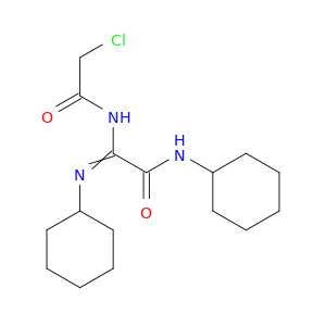 Acetamide, 2-[(chloroacetyl)amino]-N-cyclohexyl-2-(cyclohexylimino)-
