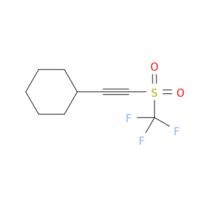 Cyclohexane, [[(trifluoromethyl)sulfonyl]ethynyl]-