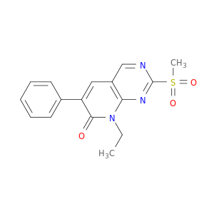 Pyrido[2,3-d]pyrimidin-7(8H)-one,8-ethyl-2-(methylsulfonyl)-6-phenyl-