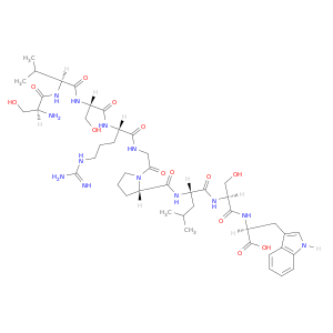 L-Tryptophan, L-seryl-L-valyl-L-seryl-L-arginylglycyl-L-prolyl-L-leucyl-L-seryl-