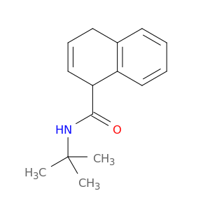 1-Naphthalenecarboxamide, N-(1,1-dimethylethyl)-1,4-dihydro-