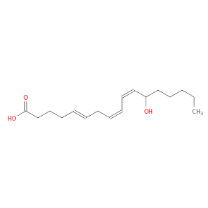 5,8,10-Heptadecatrienoic acid, 12-hydroxy-, (E,Z,Z)-