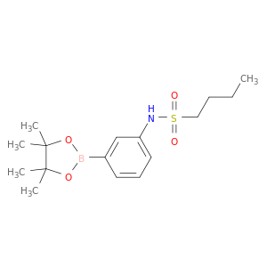 N-(3-(4,4,5,5-四甲基-1,3,2-二氧杂硼烷-2-基)苯基)丁烷-1-磺酰胺