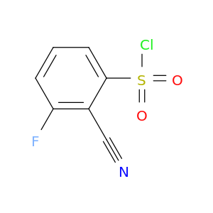 2-cyano-3-fluorobenzene-1-sulfonyl Chloride