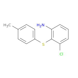 3-氯-2-[(4-甲基苯基)硫代]苯胺