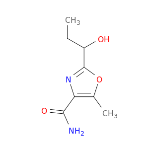 4-Oxazolecarboxamide, 2-(1-hydroxypropyl)-5-methyl-