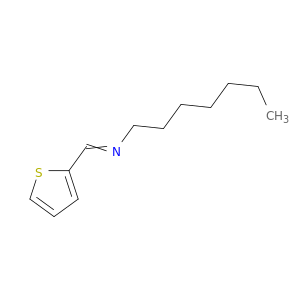 1-Heptanamine, N-(2-thienylmethylene)-