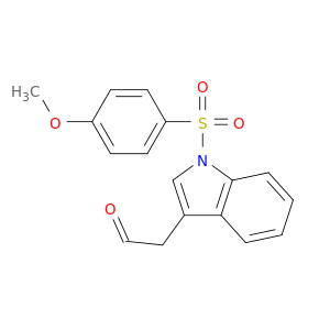 1H-Indole-3-acetaldehyde, 1-[(4-methoxyphenyl)sulfonyl]-