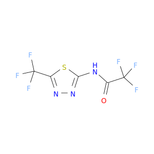 Acetamide, 2,2,2-trifluoro-N-[5-(trifluoromethyl)-1,3,4-thiadiazol-2-yl]-