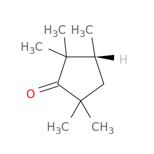 Cyclopentanone, 2,2,3,5,5-pentamethyl-, (R)-