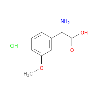 Benzeneacetic acid, a-amino-3-methoxy-, hydrochloride