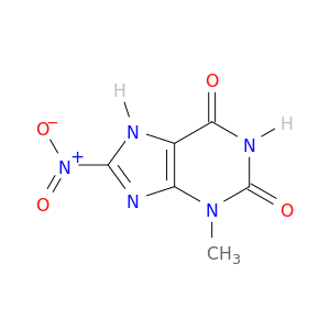 1H-Purine-2,6-dione, 3,7-dihydro-3-methyl-8-nitro-